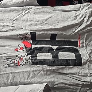 Vintage Bobby Fresh Bugs Bunny Air Jordan nwot xl t shirt